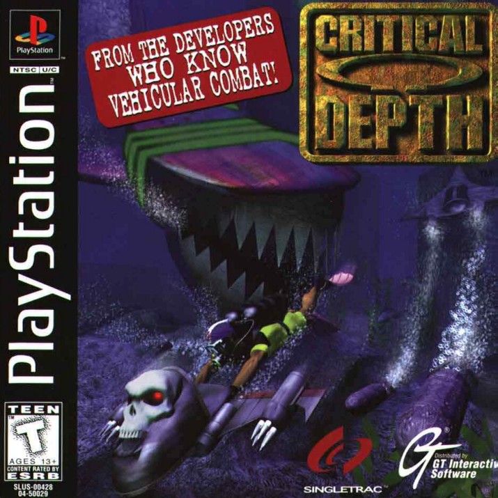 Critical Depth box art for Playstation